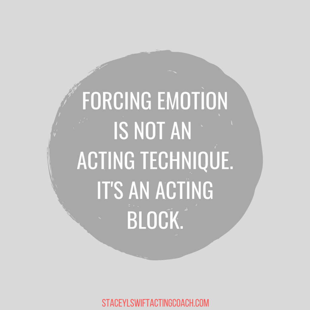 Forcing emotion