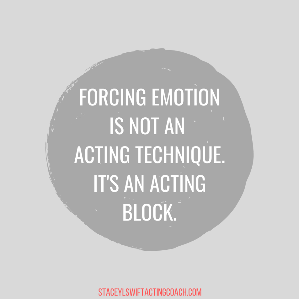 Acting Blog Exploring Technique Acting Process And Bad Acting Habits